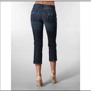 COH Blue Denim Kelly #063 Low Waist Cropped Stretch Jean Size 27